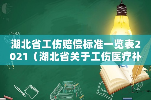 湖北省工傷賠償標準一覽表2021（湖北省關于工傷醫療補助金的標準）
