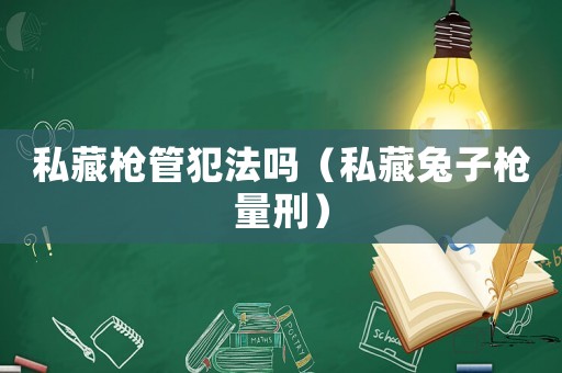 私藏槍管犯法嗎（私藏兔子槍量刑）