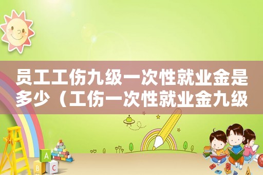 員工工傷九級(jí)一次性就業(yè)金是多少（工傷一次性就業(yè)金九級(jí)按什么標(biāo)準(zhǔn)給）
