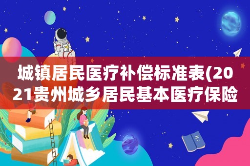 城鎮居民醫療補償標準表(2021貴州城鄉居民基本醫療保險及大病保險支付待遇標準？)