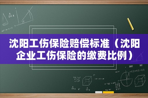 沈陽工傷保險賠償標準（沈陽企業工傷保險的繳費比例）
