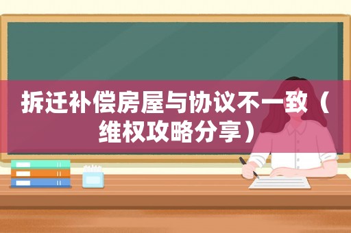拆遷補(bǔ)償房屋與協(xié)議不一致（維權(quán)攻略分享）