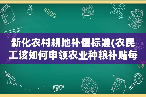 新化農村耕地補償標準(農民工該如何申領農業種糧補貼每年每畝的補償標準是多少錢)