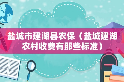鹽城市建湖縣農保（鹽城建湖農村收費有那些標準）
