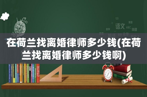 在荷蘭找離婚律師多少錢(在荷蘭找離婚律師多少錢啊)