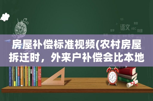 房屋補(bǔ)償標(biāo)準(zhǔn)視頻(農(nóng)村房屋拆遷時(shí)，外來戶補(bǔ)償會(huì)比本地戶低嗎？)