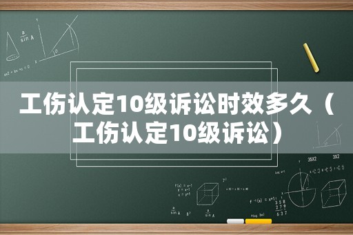 工傷認定10級訴訟時效多久（工傷認定10級訴訟）