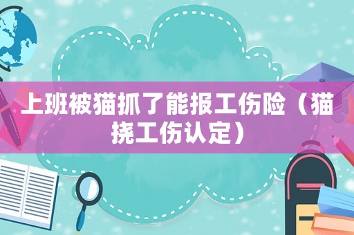 上班被貓抓了能報工傷險（貓撓工傷認定）