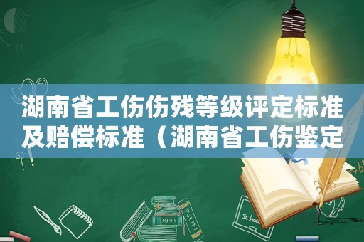 湖南省工傷傷殘等級評定標準及賠償標準（湖南省工傷鑒定標準表）