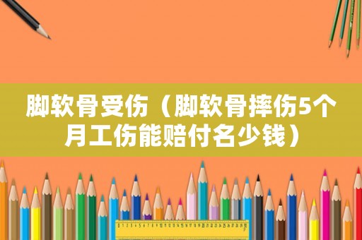 腳軟骨受傷（腳軟骨摔傷5個(gè)月工傷能賠付名少錢）