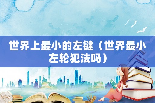 世界上最小的左鍵（世界最小左輪犯法嗎）