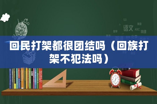 回民打架都很團結嗎（回族打架不犯法嗎）