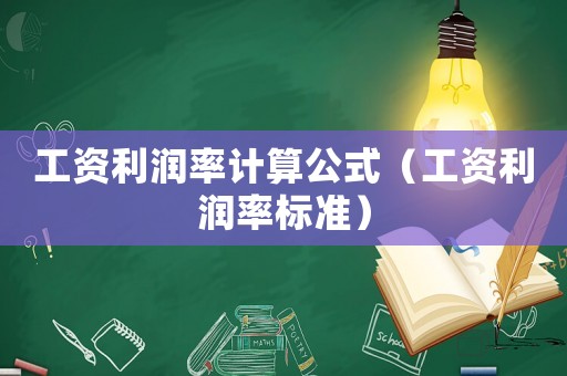 工資利潤率計算公式（工資利潤率標準）