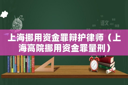 上海挪用資金罪辯護(hù)律師（上海高院挪用資金罪量刑）