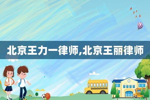 北京王力一律師,北京王麗律師