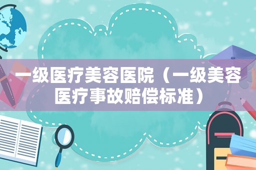一級醫療美容醫院（一級美容醫療事故賠償標準）