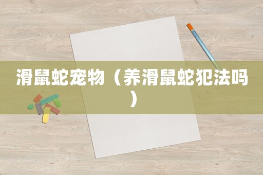 滑鼠蛇寵物（養滑鼠蛇犯法嗎）