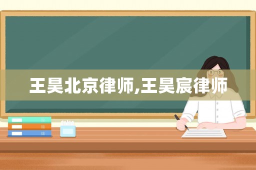王昊北京律師,王昊宸律師