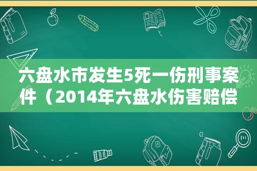 六盤水市發(fā)生5死一傷刑事案件（2014年六盤水傷害賠償標(biāo)準(zhǔn)）