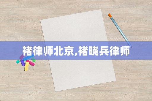 褚律師北京,褚曉兵律師