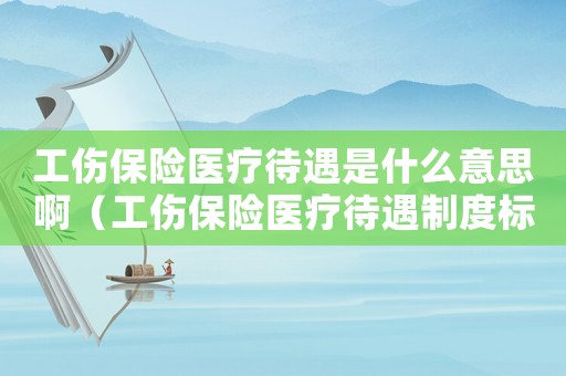 工傷保險醫療待遇是什么意思啊（工傷保險醫療待遇制度標準）