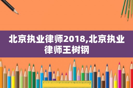 北京執(zhí)業(yè)律師2018,北京執(zhí)業(yè)律師王樹鋼