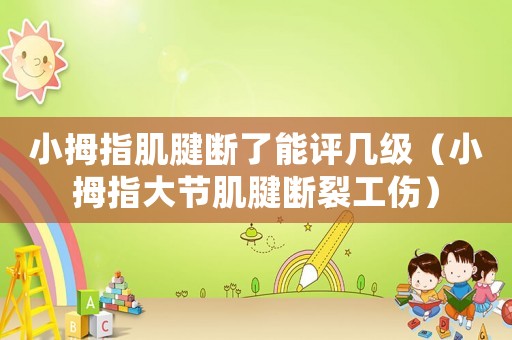 小拇指肌腱斷了能評(píng)幾級(jí)（小拇指大節(jié)肌腱斷裂工傷）