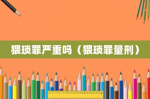 猥瑣罪嚴(yán)重嗎（猥瑣罪量刑）