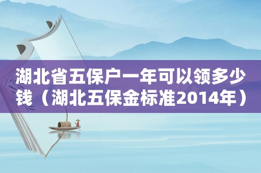 湖北省五保戶一年可以領多少錢（湖北五保金標準2014年）