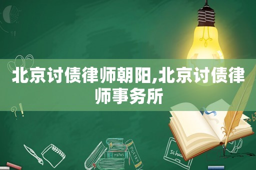 北京討債律師朝陽,北京討債律師事務所