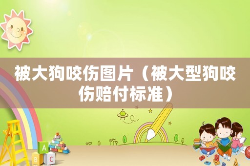 被大狗咬傷圖片（被大型狗咬傷賠付標(biāo)準(zhǔn)）