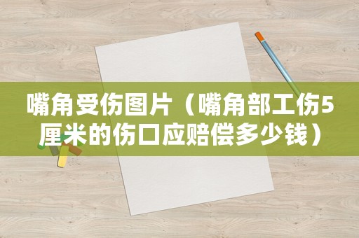 嘴角受傷圖片（嘴角部工傷5厘米的傷口應賠償多少錢）
