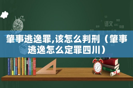 肇事逃逸罪,該怎么判刑（肇事逃逸怎么定罪四川）