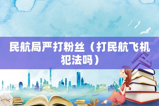 民航局嚴打粉絲（打民航飛機犯法嗎）