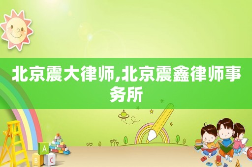 北京震大律師,北京震鑫律師事務所