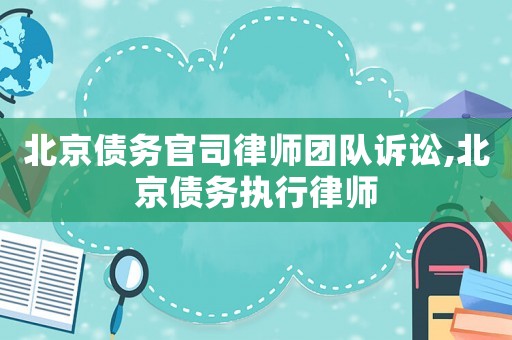北京債務官司律師團隊訴訟,北京債務執(zhí)行律師