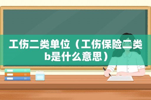 工傷二類單位（工傷保險二類b是什么意思）