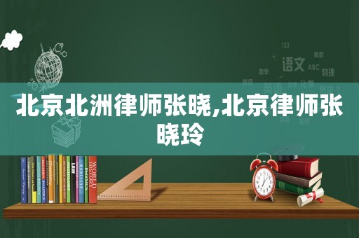 北京北洲律師張曉,北京律師張曉玲