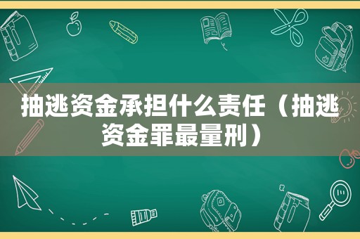 抽逃資金承擔(dān)什么責(zé)任（抽逃資金罪最量刑）
