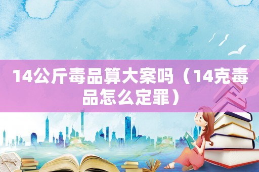 14公斤毒品算大案嗎（14克毒品怎么定罪）