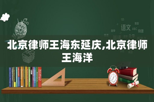 北京律師王海東延慶,北京律師王海洋