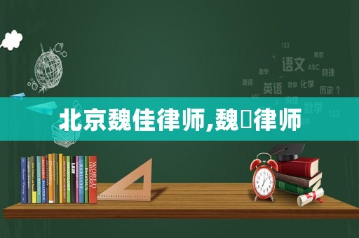 北京魏佳律師,魏皛律師