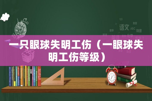 一只眼球失明工傷（一眼球失明工傷等級）