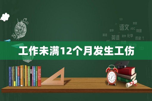 工作未滿12個月發生工傷