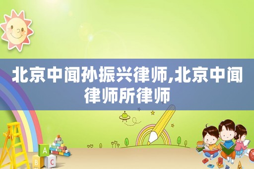 北京中聞孫振興律師,北京中聞律師所律師