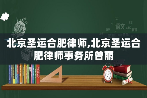 北京圣運合肥律師,北京圣運合肥律師事務所曾麗