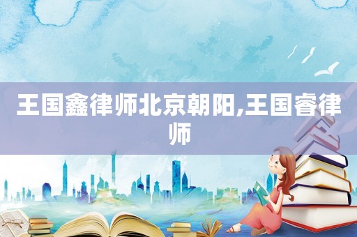 王國鑫律師北京朝陽,王國睿律師