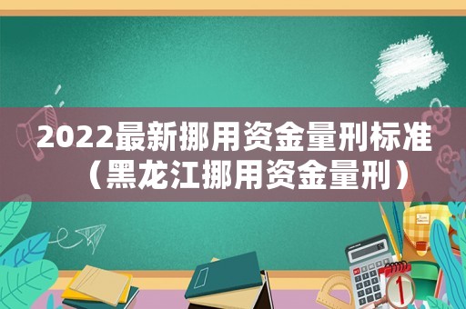 2022最新挪用資金量刑標準（黑龍江挪用資金量刑）