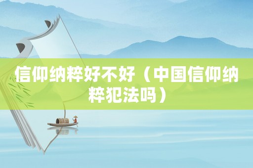 信仰納粹好不好（中國信仰納粹犯法嗎）