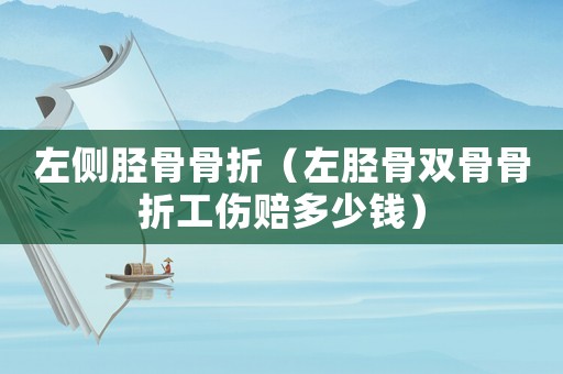 左側脛骨骨折（左脛骨雙骨骨折工傷賠多少錢）